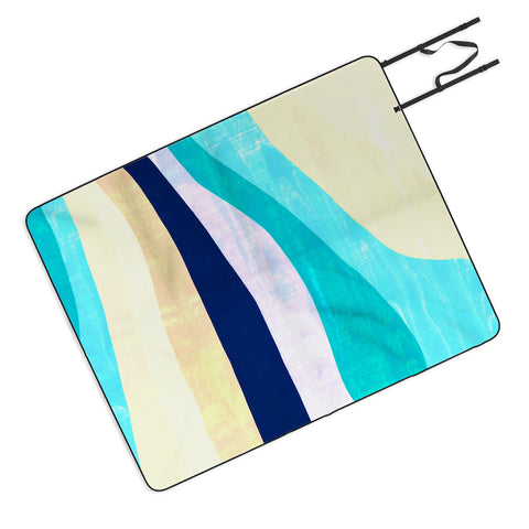 SunshineCanteen white sands and waves Picnic Blanket
