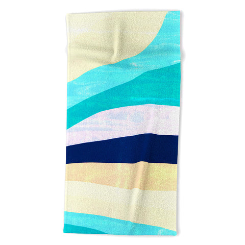 SunshineCanteen white sands and waves Beach Towel