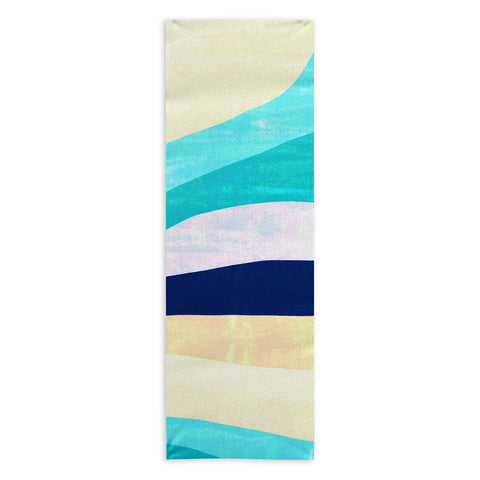 SunshineCanteen white sands and waves Yoga Towel