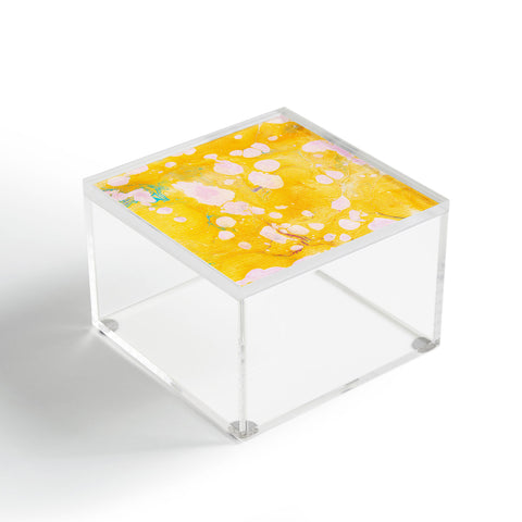 SunshineCanteen yellow cosmic marble Acrylic Box
