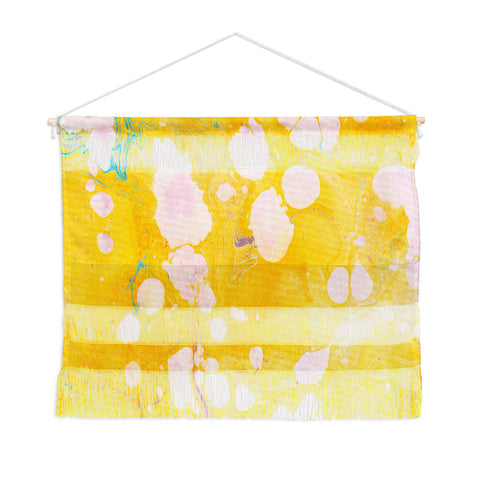 SunshineCanteen yellow cosmic marble Wall Hanging Landscape
