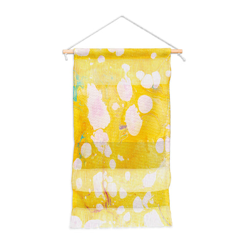 SunshineCanteen yellow cosmic marble Wall Hanging Portrait