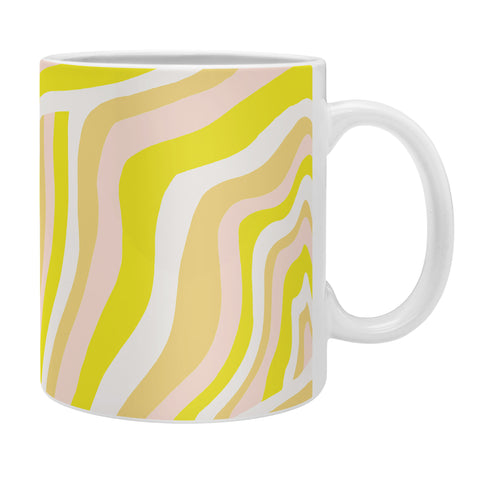 SunshineCanteen yellow zebra stripes Coffee Mug