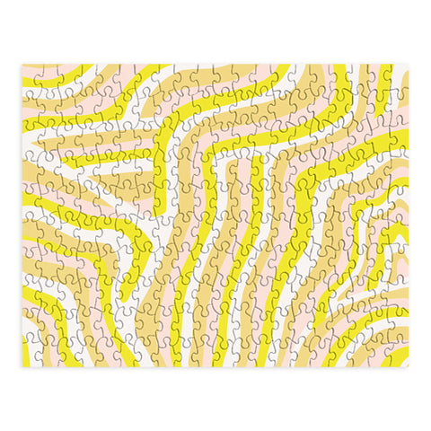 SunshineCanteen yellow zebra stripes Puzzle