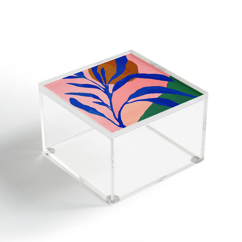 Superblooming Blue Plant In Spring Acrylic Box