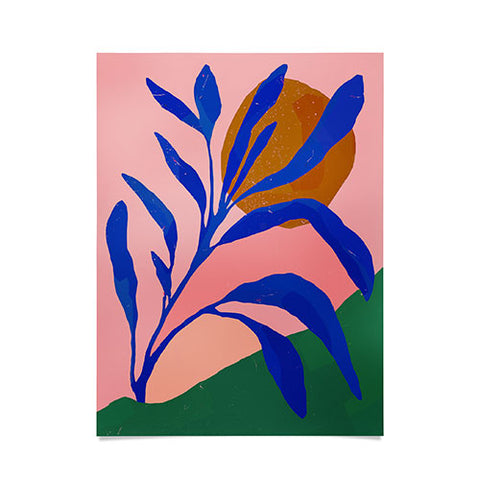 Superblooming Blue Plant In Spring Poster