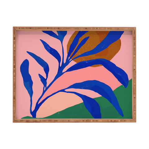 Superblooming Blue Plant In Spring Rectangular Tray