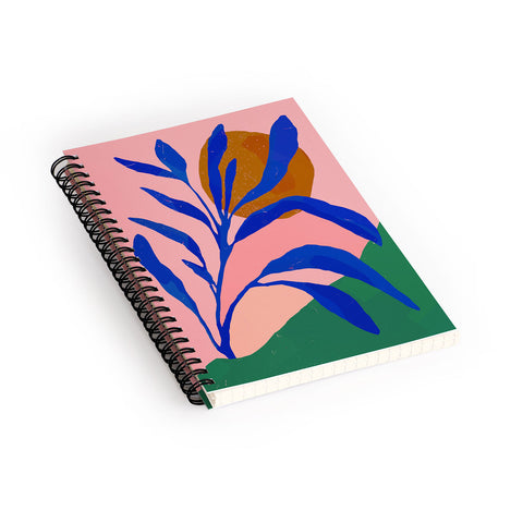 Superblooming Blue Plant In Spring Spiral Notebook