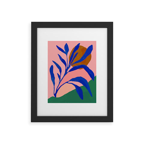 Superblooming Blue Plant In Spring Framed Art Print
