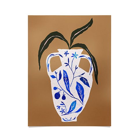 Superblooming Dynasty Vase with Citrus Blossoms Poster