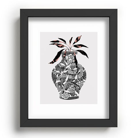 Superblooming Snake Vase Recessed Framing Rectangle