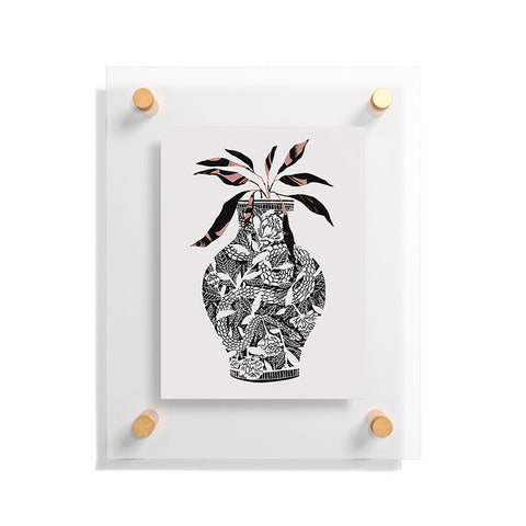 Superblooming Snake Vase Floating Acrylic Print