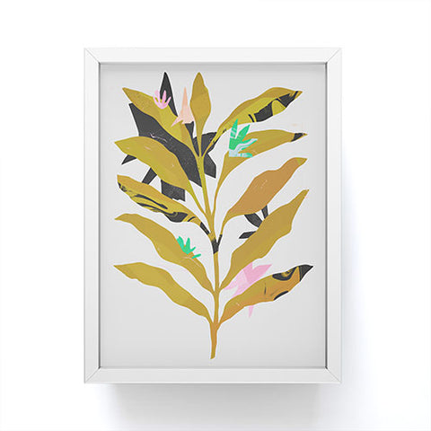 Superblooming Tall Plant With Pollen Framed Mini Art Print