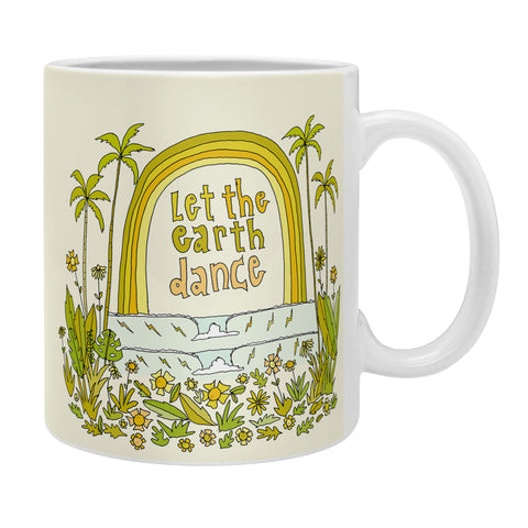 surfy birdy let the earth dance Coffee Mug