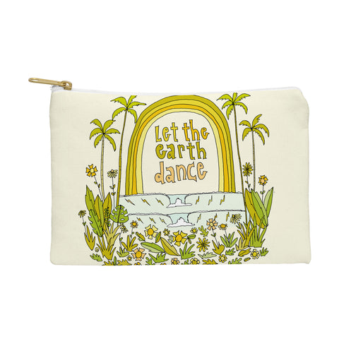 surfy birdy let the earth dance Pouch
