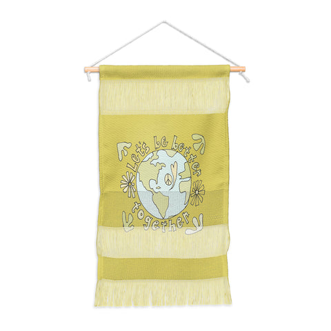 surfy birdy lets be better together Wall Hanging Portrait