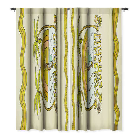 surfy birdy stay golden sun child retro surf Blackout Non Repeat