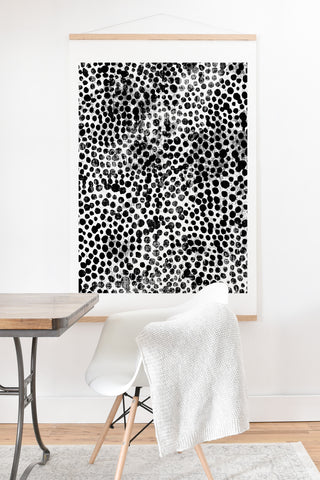 Susanne Kasielke 4 Dotted Circles Art Print And Hanger