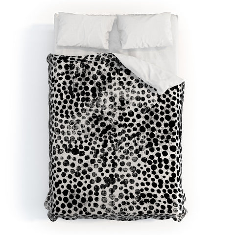 Susanne Kasielke 4 Dotted Circles Duvet Cover