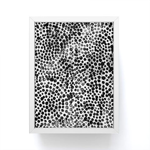 Susanne Kasielke 4 Dotted Circles Framed Mini Art Print
