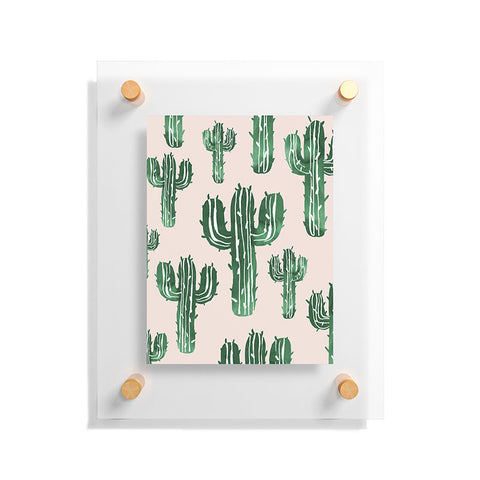 Susanne Kasielke Cactus Party Desert Matcha Floating Acrylic Print