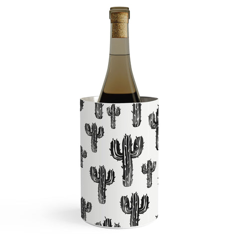 Susanne Kasielke Cactus Party Desert Matcha Black and White Wine Chiller