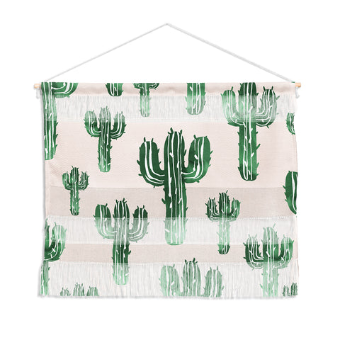 Susanne Kasielke Cactus Party Desert Matcha Wall Hanging Landscape