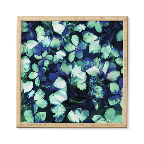 Susanne Kasielke Cherry Blossoms Blue Framed Wall Art