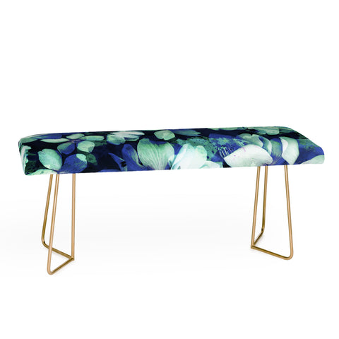 Susanne Kasielke Cherry Blossoms Blue Bench