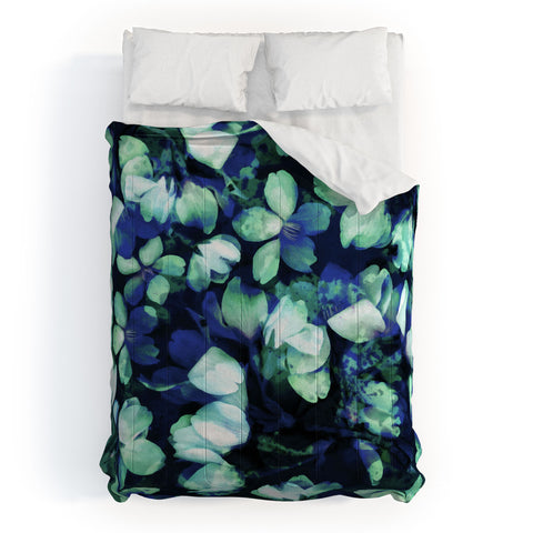 Susanne Kasielke Cherry Blossoms Blue Comforter