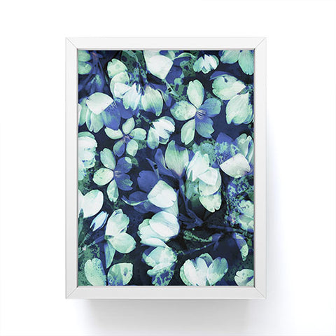 Susanne Kasielke Cherry Blossoms Blue Framed Mini Art Print