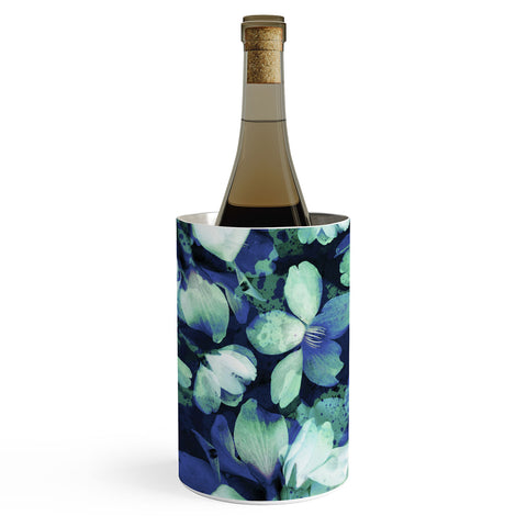 Susanne Kasielke Cherry Blossoms Blue Wine Chiller