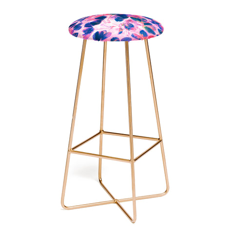 Susanne Kasielke Cherry Blossoms Neon Bar Stool