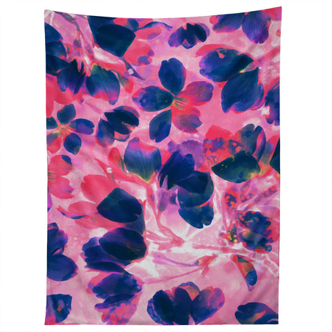 Susanne Kasielke Cherry Blossoms Neon Tapestry