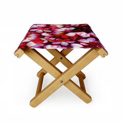 Susanne Kasielke Cherry Blossoms Red Folding Stool