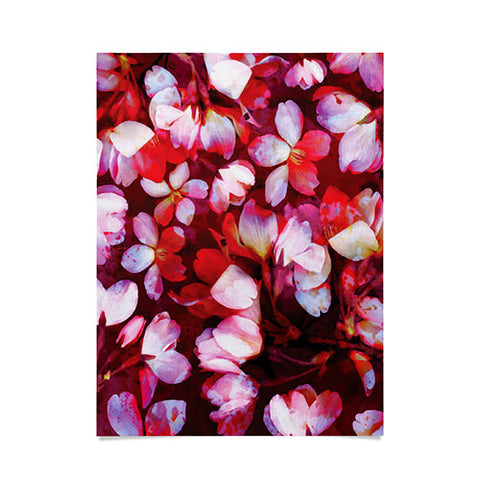 Susanne Kasielke Cherry Blossoms Red Poster