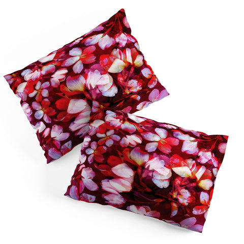 Susanne Kasielke Cherry Blossoms Red Pillow Shams