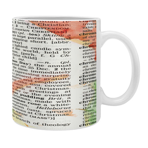 Susanne Kasielke Christmas Dictionary Art Coffee Mug