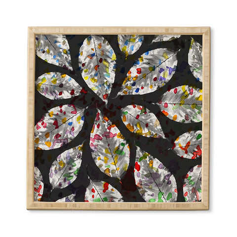 Susanne Kasielke Confetti Leaves Framed Wall Art