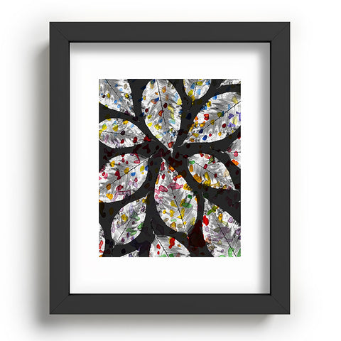 Susanne Kasielke Confetti Leaves Recessed Framing Rectangle