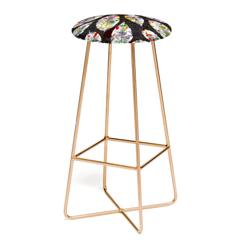 Susanne Kasielke Confetti Leaves Bar Stool
