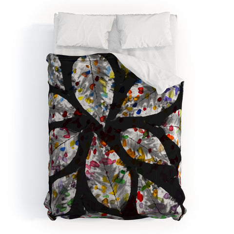 Susanne Kasielke Confetti Leaves Comforter