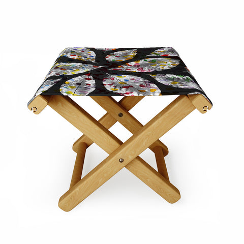 Susanne Kasielke Confetti Leaves Folding Stool
