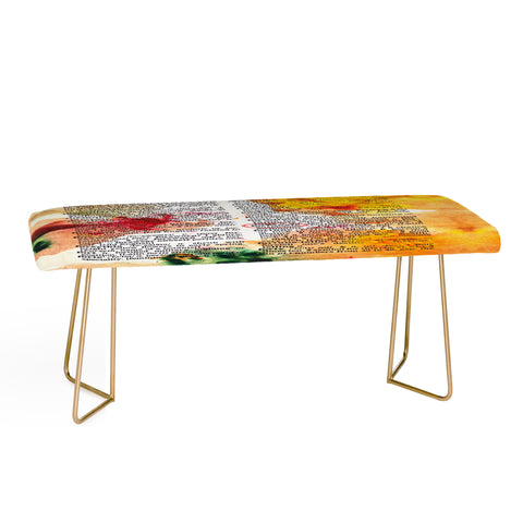 Susanne Kasielke Fortunate Dictionary Art Bench