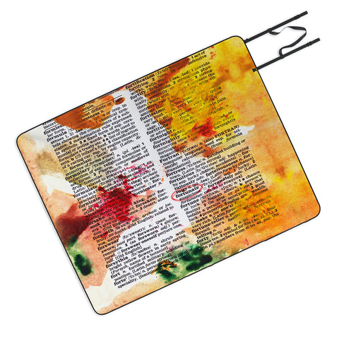Susanne Kasielke Fortunate Dictionary Art Picnic Blanket