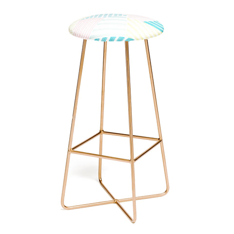 Susanne Kasielke French Reviera Seaside Stripes Bar Stool