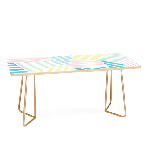 Susanne Kasielke French Reviera Seaside Stripes Coffee Table