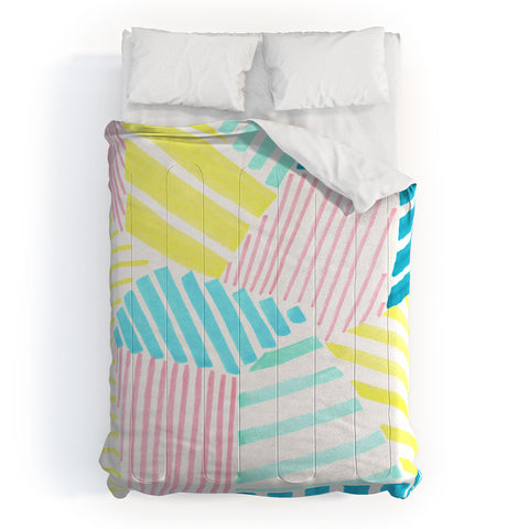 Susanne Kasielke French Reviera Seaside Stripes Comforter