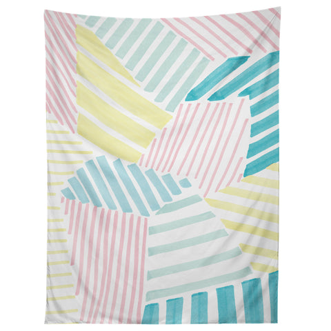 Susanne Kasielke French Reviera Seaside Stripes Tapestry