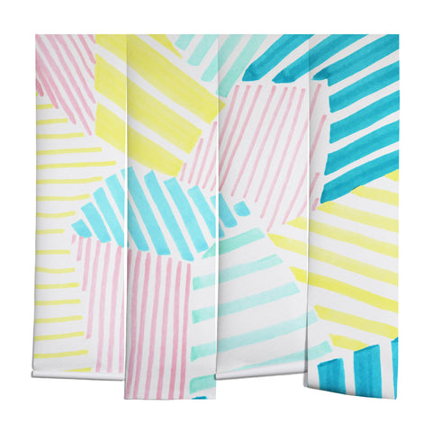 Susanne Kasielke French Reviera Seaside Stripes Wall Mural